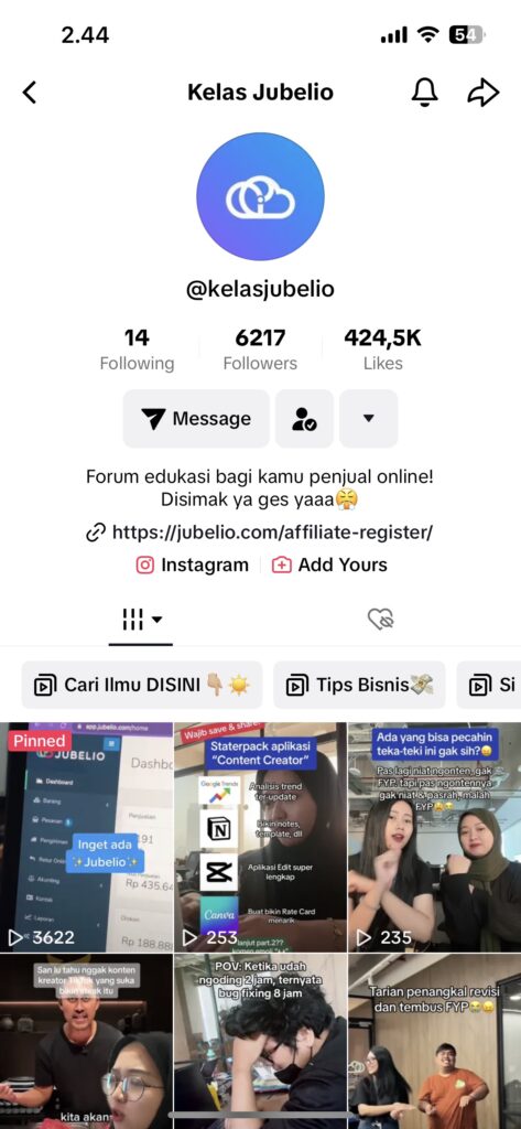 Cara Membuat Link Instagram Di Bio Gratis Pakai Tools Terbaik Jubelio