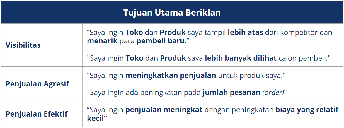 tujuan iklan di shopee