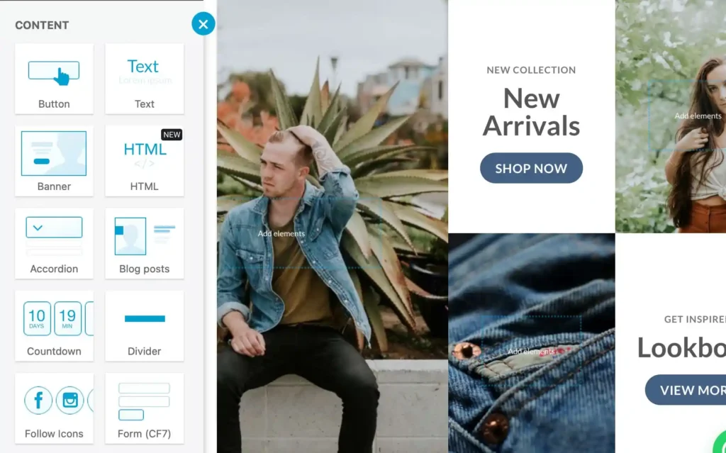 jubelio store custom layout