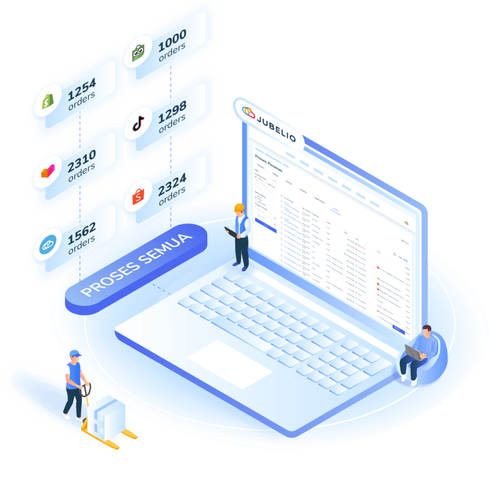 proses pesanan dari banyak marketplace