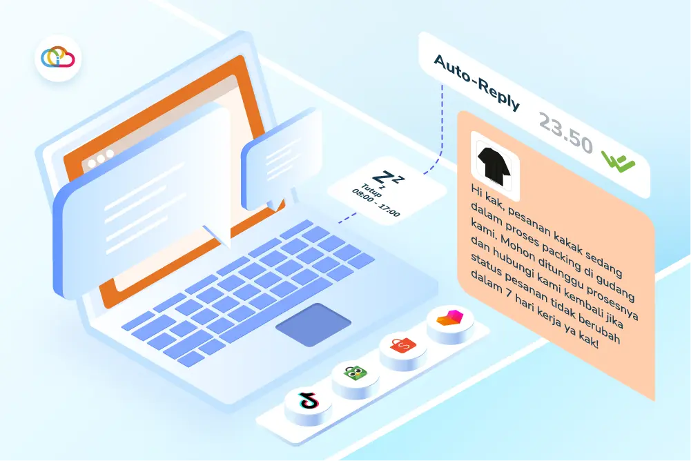 Template Auto Reply Chat - Slide 2