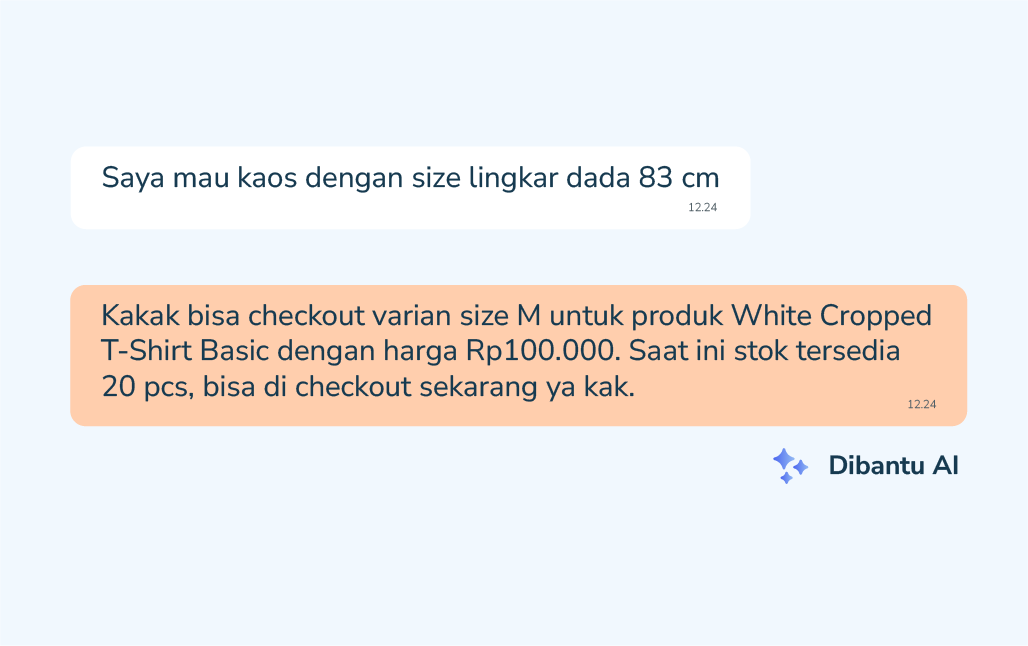 Bantu Pelanggan Pilih Ukuran yang Tepat